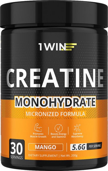 Изображение товара Креатин 1WIN Моногидрат (200г, манго)
