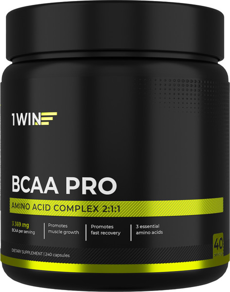 Изображение товара Аминокислоты BCAA 1WIN Pro (240 капсул)