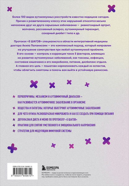 Изображение товара Книга Бомбора Аутоиммунные заболевания, твердая обложка (Паланисами Акил)