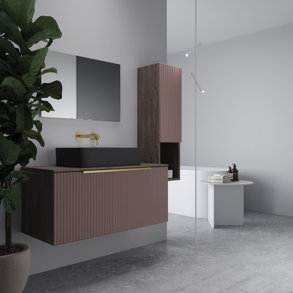 Изображение товара Тумба под умывальник ЗОВ Дублин 100 / DU100TSMFR (флавио античная роза)