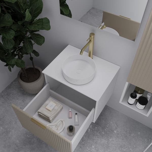 Изображение товара Тумба под умывальник ЗОВ Дублин 60 / DU60LWMFC (флавио кашемир)