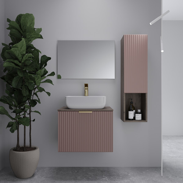 Изображение товара Тумба под умывальник ЗОВ Дублин 60 / DU60TSMFR (флавио античная роза)