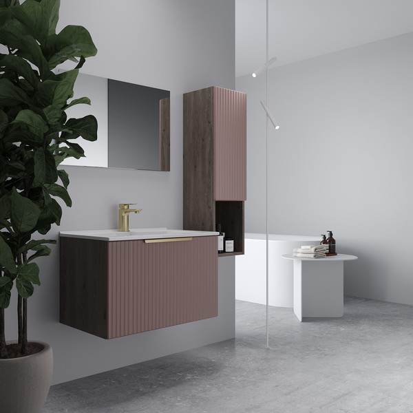 Изображение товара Тумба под умывальник ЗОВ Дублин 60 / DU60TSMFR (флавио античная роза)