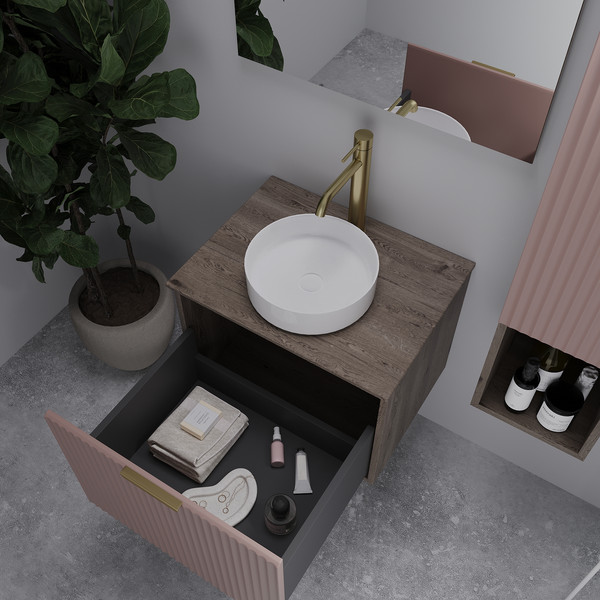 Изображение товара Тумба под умывальник ЗОВ Дублин 70 / DU70TSMFR (флавио античная роза)