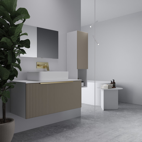 Изображение товара Тумба под умывальник ЗОВ Дублин 80 / DU80LWMFC (флавио кашемир)