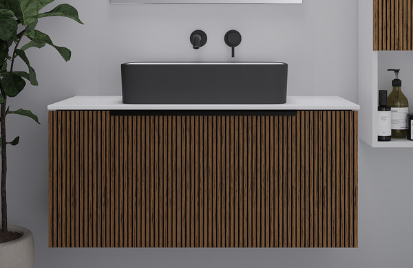 Изображение товара Тумба под умывальник ЗОВ Дублин 80 / DU80LWMRM (белый тростник)