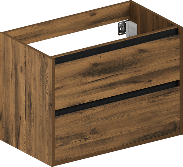 Изображение товара Тумба с умывальником ЗОВ Парма 100 / P100LA0MAMC1B-LDSPW6002 (аттик)