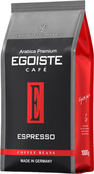 Изображение товара Кофе в зернах Egoiste Espresso (1кг, пакет)