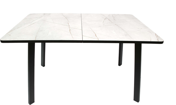 Изображение товара Обеденный стол ВВР Миллер пластик 120-160x80 (каспий серый/черный №3)