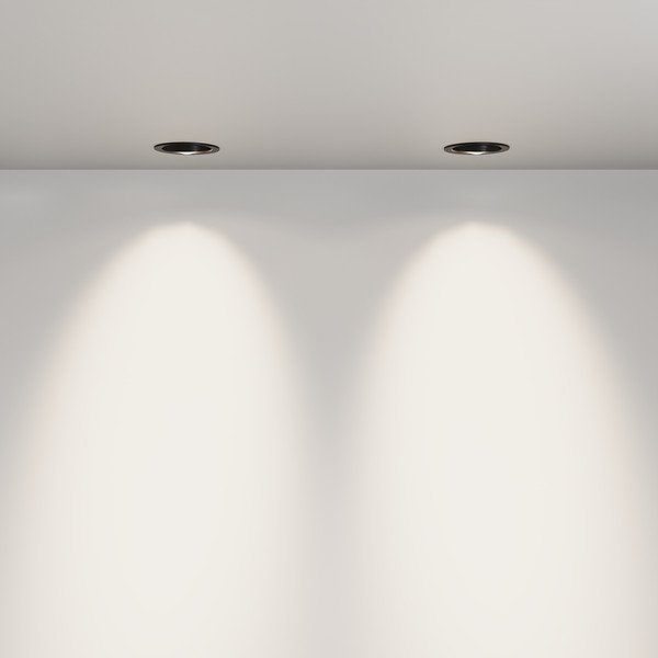 Изображение товара Точечный светильник Maytoni Lens DL105-12W4K-B