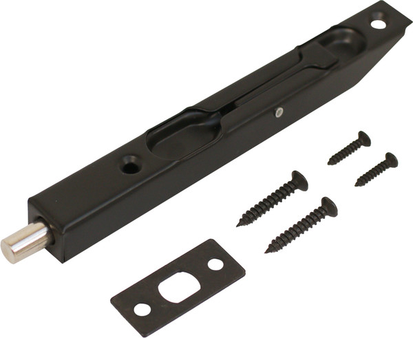 Изображение товара Шпингалет торцевой Аллюр 01-140 BL (матовый черный)