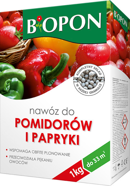 Изображение товара Удобрение Biopon Томаты и перцы (1кг)