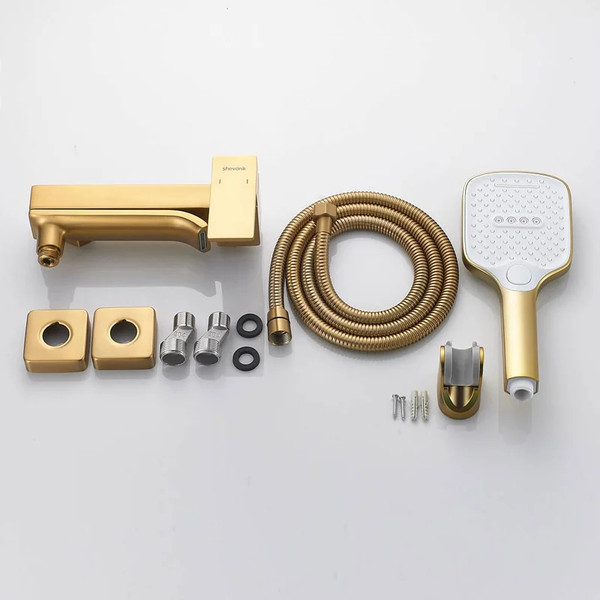 Изображение товара Смеситель Shevanik S4002G (золотой сатин)