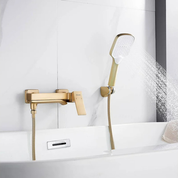 Изображение товара Смеситель Shevanik S4002G (золотой сатин)