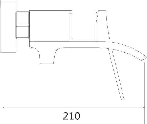 Изображение товара Смеситель Shevanik S4002G (золотой сатин)