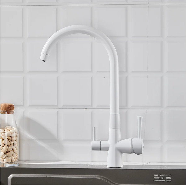 Изображение товара Смеситель Shevanik S428C (белый)