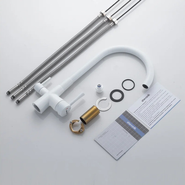 Изображение товара Смеситель Shevanik S428C (белый)