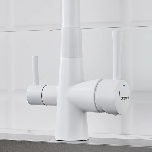 Изображение товара Смеситель Shevanik S428C (белый)