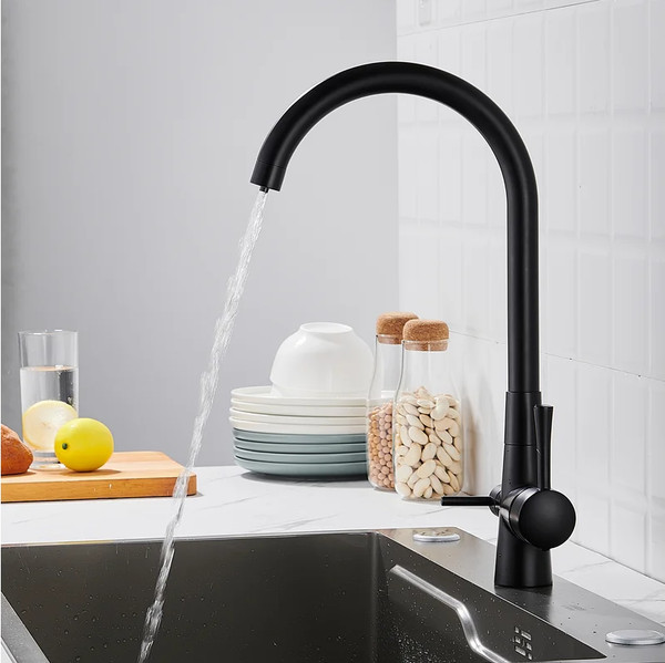 Изображение товара Смеситель Shevanik S428H (черный)