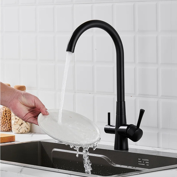 Изображение товара Смеситель Shevanik S428H (черный)