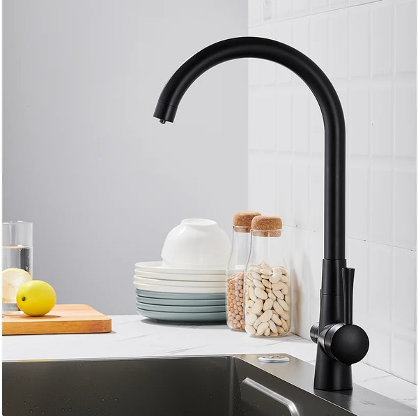 Изображение товара Смеситель Shevanik S428H (черный)