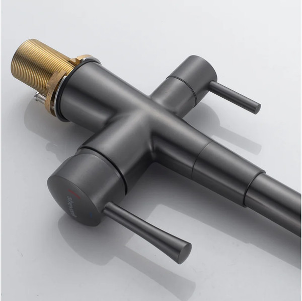 Изображение товара Смеситель Shevanik S428T (оружейная сталь)