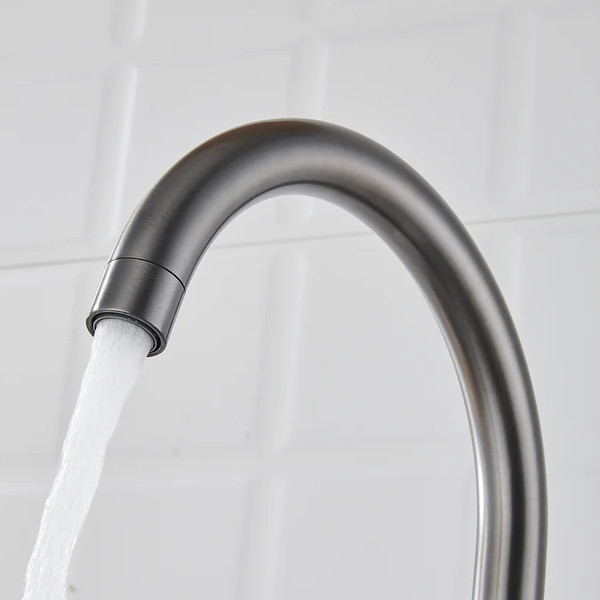 Изображение товара Смеситель Shevanik S428T (оружейная сталь)