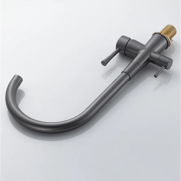 Изображение товара Смеситель Shevanik S428T (оружейная сталь)