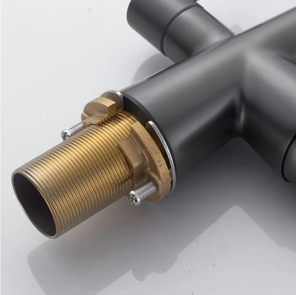 Изображение товара Смеситель Shevanik S428T (оружейная сталь)