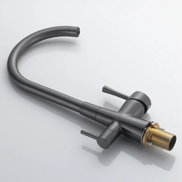 Изображение товара Смеситель Shevanik S428T (оружейная сталь)