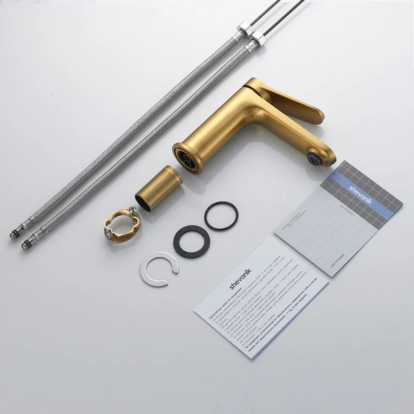 Изображение товара Смеситель Shevanik S4301G (золотой сатин)