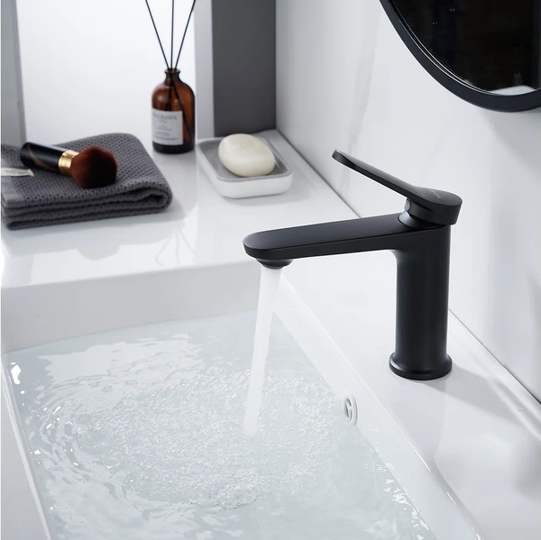 Изображение товара Смеситель Shevanik S4301H (черный матовый)