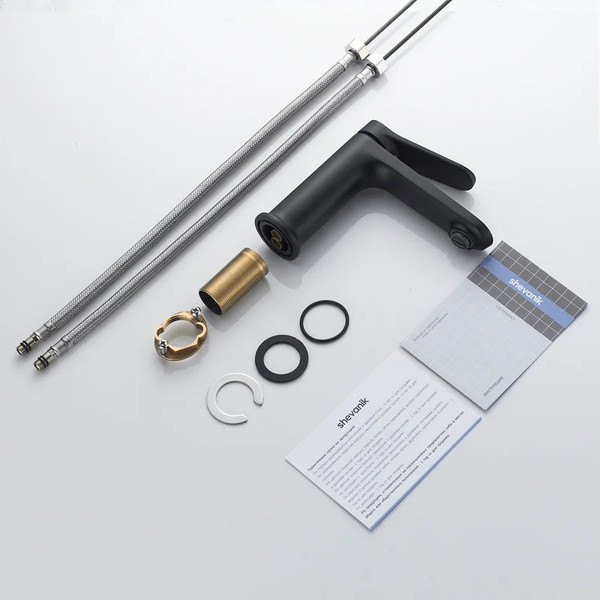 Изображение товара Смеситель Shevanik S4301H (черный матовый)