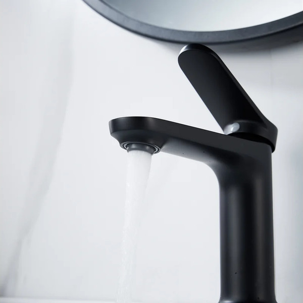 Изображение товара Смеситель Shevanik S4301H (черный матовый)