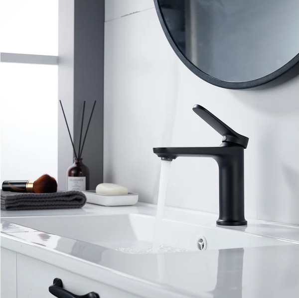 Изображение товара Смеситель Shevanik S4301H (черный матовый)