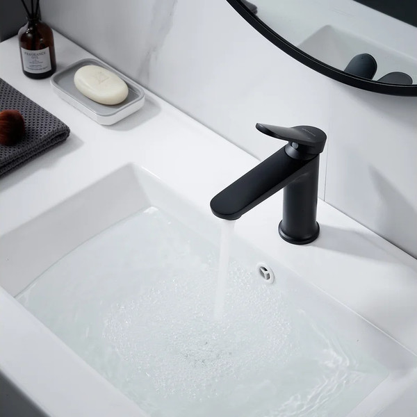 Изображение товара Смеситель Shevanik S4301H (черный матовый)