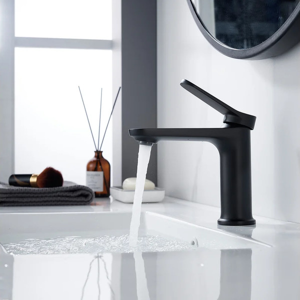 Изображение товара Смеситель Shevanik S4301H (черный матовый)