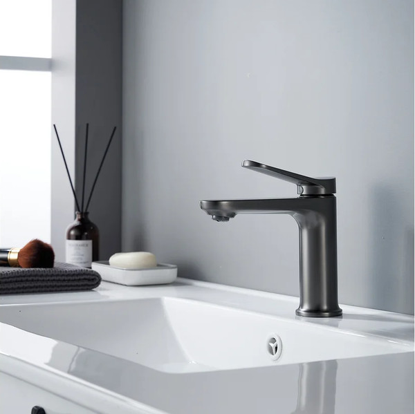 Изображение товара Смеситель Shevanik S4301T (оружейная сталь)