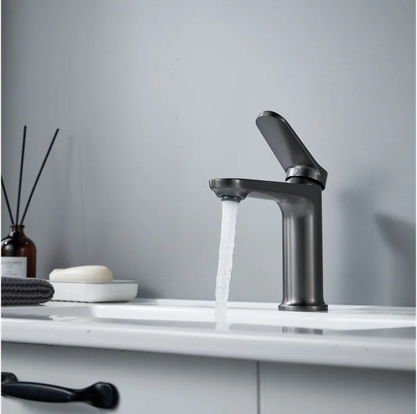 Изображение товара Смеситель Shevanik S4301T (оружейная сталь)