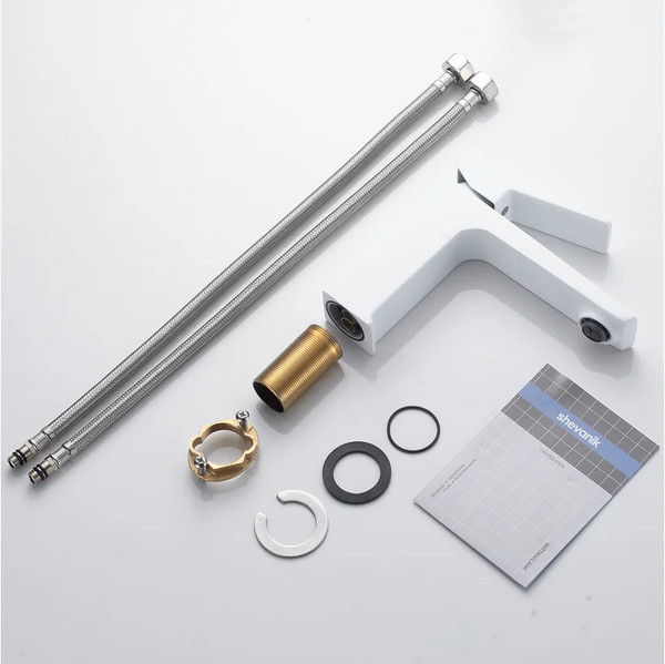 Изображение товара Смеситель Shevanik S4401C (белый)