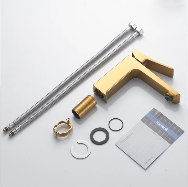 Изображение товара Смеситель Shevanik S4401G (золотой сатин)