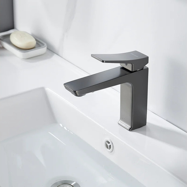 Изображение товара Смеситель Shevanik S4401T (оружейная сталь)