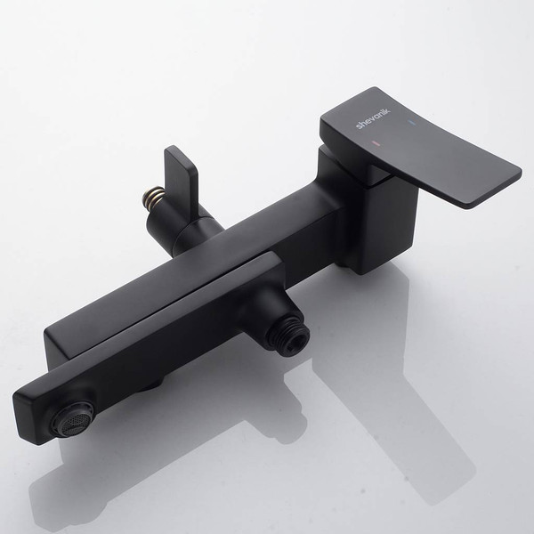 Изображение товара Душевая система со смесителем Shevanik S4436H (черный)