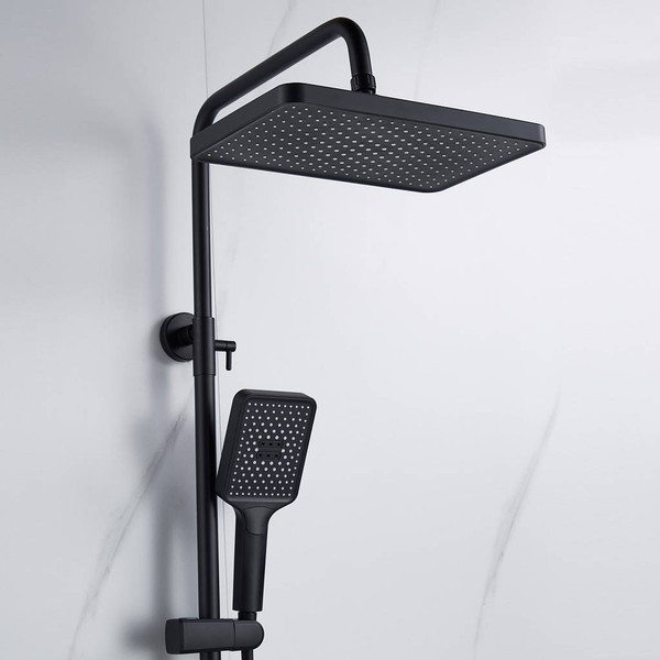 Изображение товара Душевая система со смесителем Shevanik S4436H (черный)