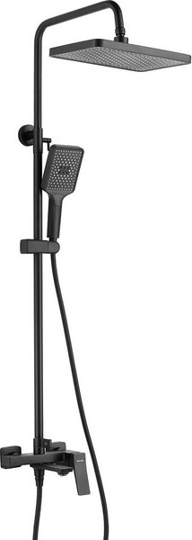 Изображение товара Душевая система со смесителем Shevanik S4436H (черный)