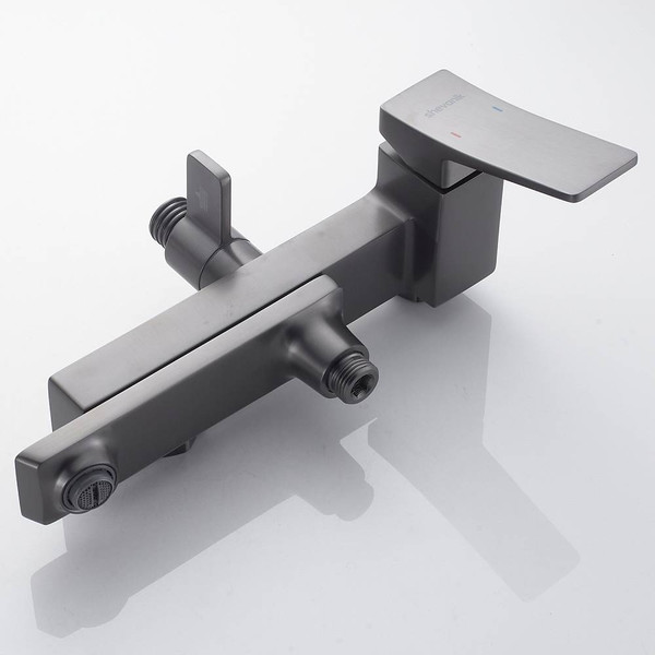 Изображение товара Душевая система со смесителем Shevanik S4436T (оружейная сталь)