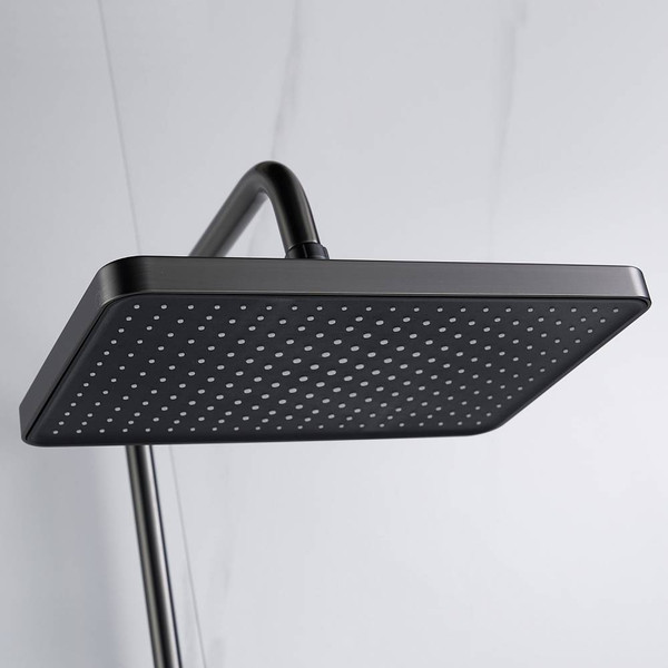 Изображение товара Душевая система со смесителем Shevanik S4436T (оружейная сталь)