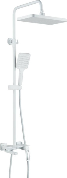 Изображение товара Душевая система со смесителем Shevanik S6826C (белый)