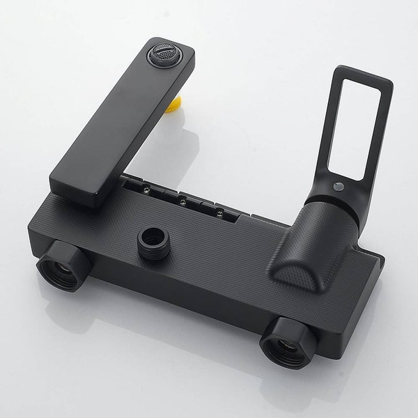 Изображение товара Душевая система со смесителем Shevanik S6826H (черный)