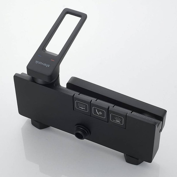 Изображение товара Душевая система со смесителем Shevanik S6826H (черный)